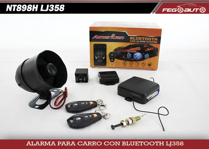 ALARMAS: ALARMA PARA CARRO CON BLUETOOTH LJ358